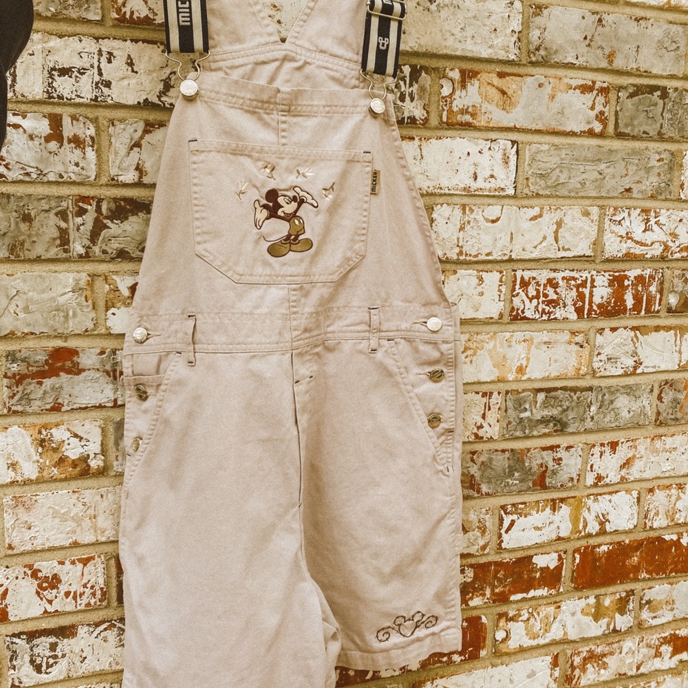 90’s Vintage Mickey Mouse Overalls